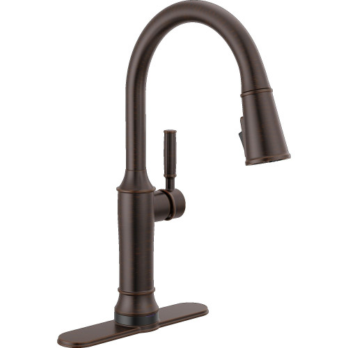 9184TL-RB-DST Renaldi 11.56-in x 2.81-in x 17.00-in Touch2O Kitchen Faucet with Touchless Technology, Venetian Bronze