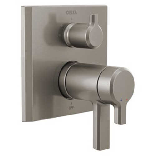 T27T899-SS-PR Pivotal TempAssure 17T Series Valve Trim with 3-Setting Integrated Diverter, Lumicoat Stainless
