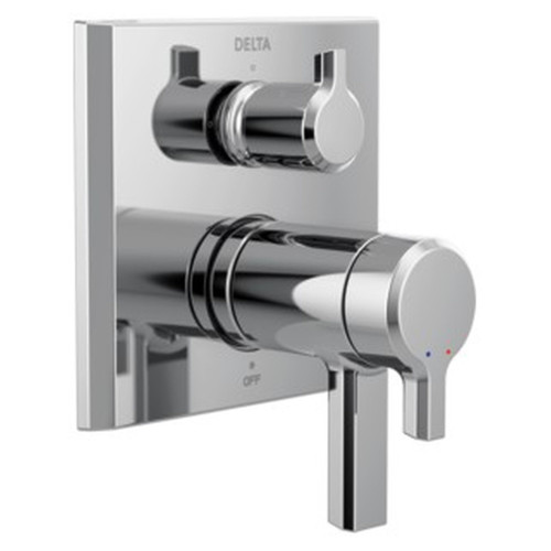 T27T899-PR Pivotal TempAssure 17T Series Valve Trim with 3-Setting Integrated Diverter, Lumicoat Chrome