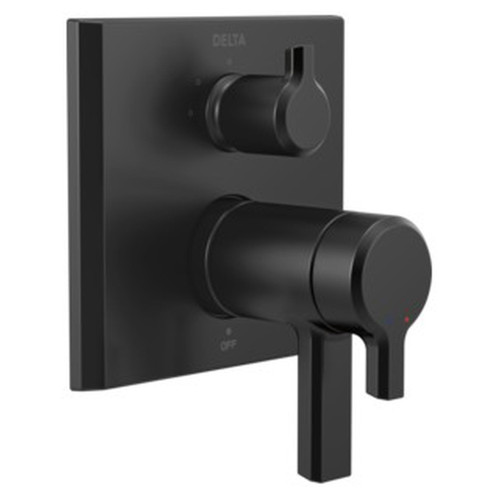 T27T899-BL Pivotal TempAssure 17T Series Valve Trim with 3-Setting Integrated Diverter, Matte Black