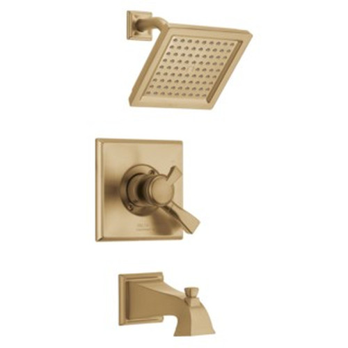 T17451-CZ-WE Dryden Monitor 17 Series Tub & Shower Trim, Champagne Bronze