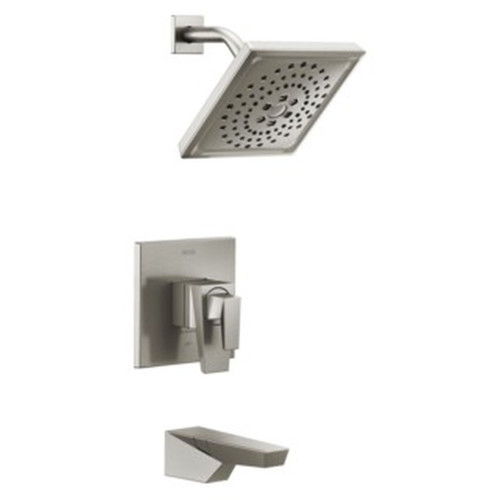 T17443-SS-PR Trillian 17 Series H2Okinetic Tub Shower Trim, Lumicoat Stainless