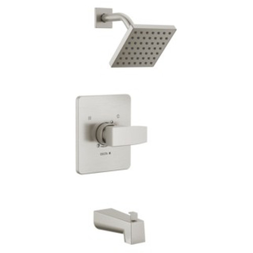 T14467-SS-PP Modern Monitor 14 Series Tub & Shower Trim, Stainless