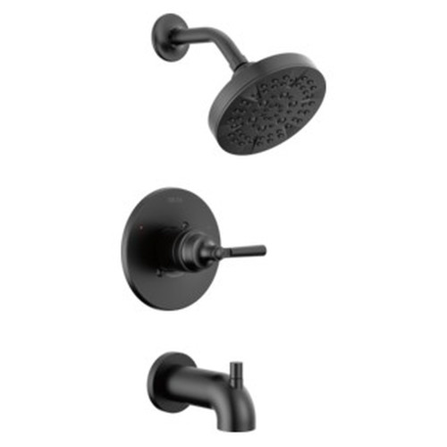 T14435-BL SAYLOR Monitor 14 Series Tub & Shower Trim, Matte Black