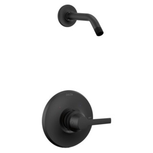 T14272-BL-LHD Galeon 14 Series Shower Trim Less Head, Matte Black