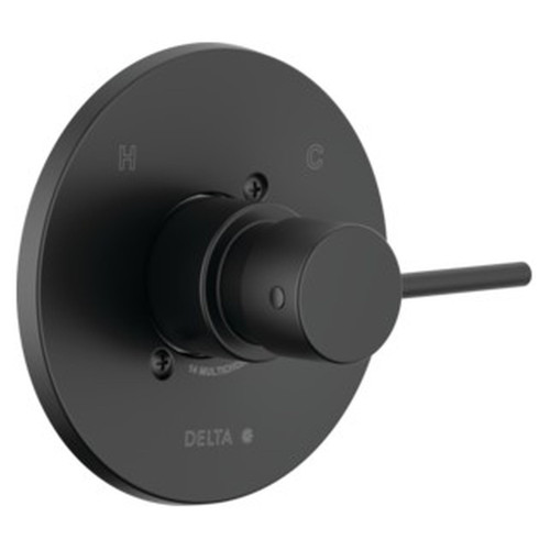 T14059-BL-PP Modern Monitor 14 Series Valve Only Trim, Matte Black