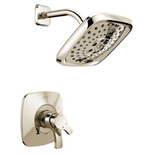 T17252-PN Tesla Monitor 17 Series H2Okinetic Shower Trim, Polished Nickel