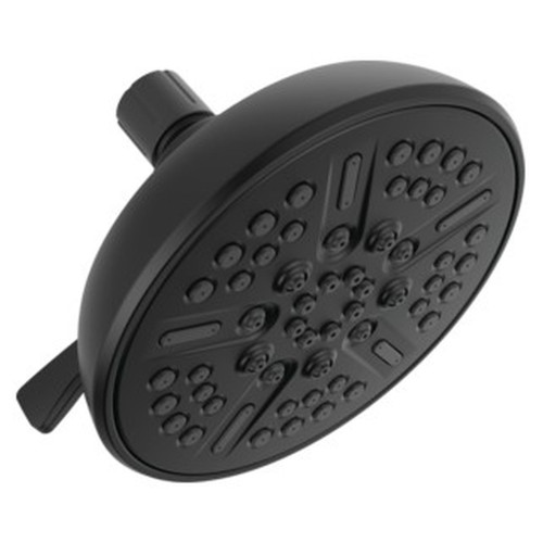 75898CBL Universal Showering Components 8-Setting Shower Head, Matte Black