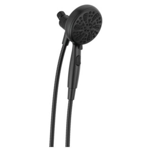 75609BL Universal Showering Components 6-Setting SureDock Magnetic Hand Shower, Matte Black