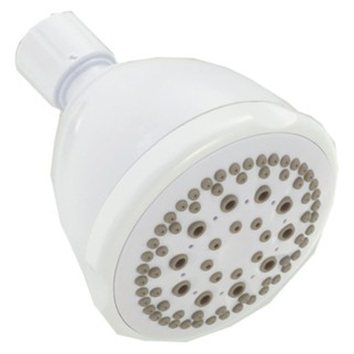 75564CWH Universal Showering Components 5-Setting Shower Head, White