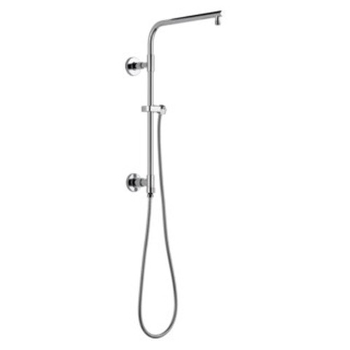 58810-PR Universal Showering Components Emerge 18" Round Shower Column, Lumicoat Chrome
