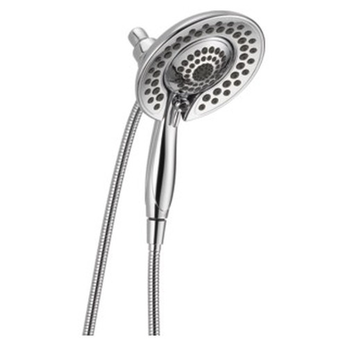 Delta 58569-PR25-PK Universal Showering Components In2ition 5-Setting Two-In-One Shower, Lumicoat Chrome