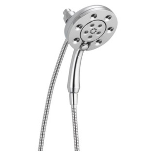 58472-PR Universal Showering Components H2Okinetic In2ition 4-Setting Two-in-One Shower, Lumicoat Chrome