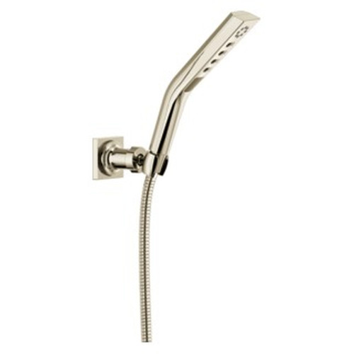 Delta 55799-PN-PR Universal Showering Components H2Okinetic 3-Setting Wall Mount Hand Shower, Lumicoat Polished Nickel
