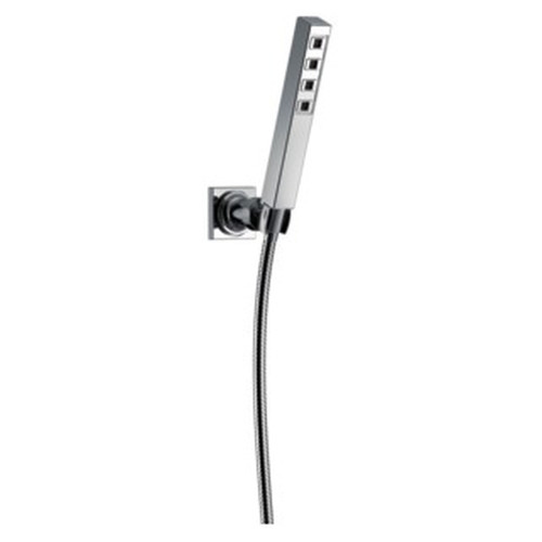 55567-PR Universal Showering Components H2Okinetic Single-Setting Adjustable Wall Mount Hand Shower, Lumicoat Chrome