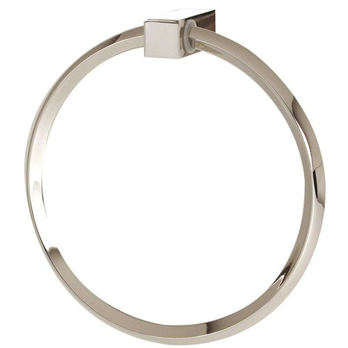 Alno Spa 2 A7140-PN Modern Towel Ring 6-in in Polished Nickel