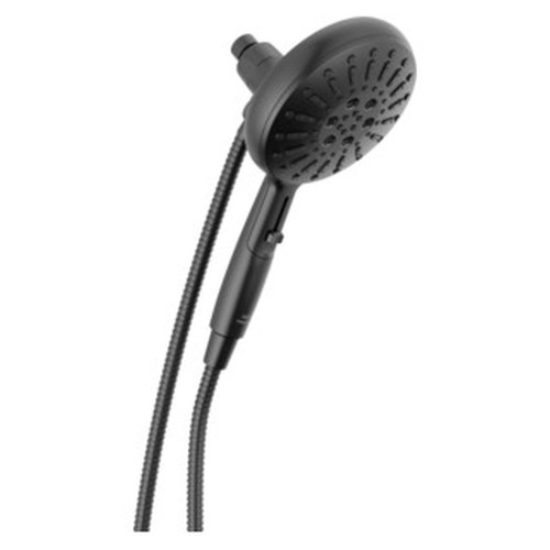 Delta 54910-BL-PK Universal Showering Components 7-Setting SureDock Magnetic Hand Shower, Matte Black