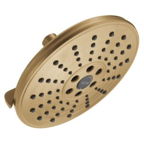 52688-CZ-PR Universal Showering Components H2Okinetic 3-Setting Raincan Shower Head, Lumicoat Champagne Bronze