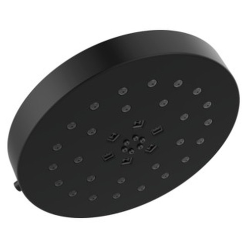 52488-BL Universal Showering Components H2Okinetic 4-Setting Shower Head with UltraSoak, Matte Black