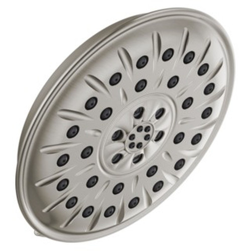 Delta 52487-SS-PR Universal Showering Components H2Okinetic 4-Setting Shower Head with Ultrasoak, Lumicoat Stainless