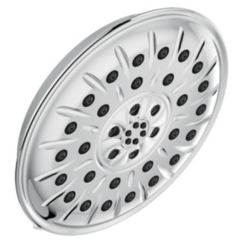 Delta 52487-PR Universal Showering Components H2Okinetic 4-Setting Shower Head with Ultrasoak, Lumicoat Chrome