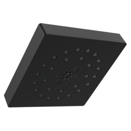 52484-BL Universal Showering Components H2Okinetic 4-Setting Shower Head with UltraSoak, Matte Black