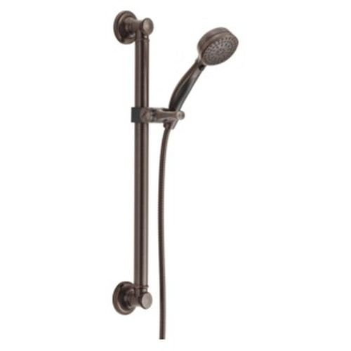 51900-RB Universal Showering Components ActivTouch 9-Setting Hand Shower with Traditional Slide Bar / Grab Bar, Venetian Bronze