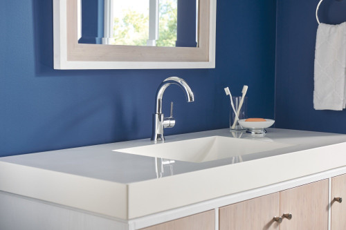 Delta 559HAR-DST Trinsic Single Handle Bathroom Faucet, Chrome