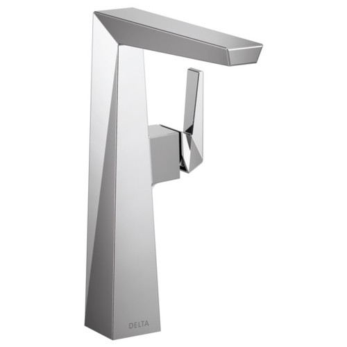 743-PR-DST Trillian Single Handle Vessel Bathroom Faucet, Lumicoat Chrome