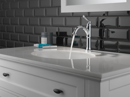 Delta 535-MPU-DST SAYLOR Single Handle Bathroom Faucet, Chrome