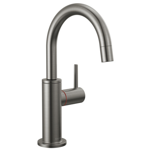 1930LF-H-KS Other Contemporary Round Instant Hot Water Dispenser, Black Stainless