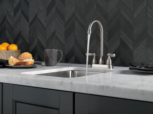 B28911LF-SS Foundations Two Handle Bar or Prep Faucet, Stainless