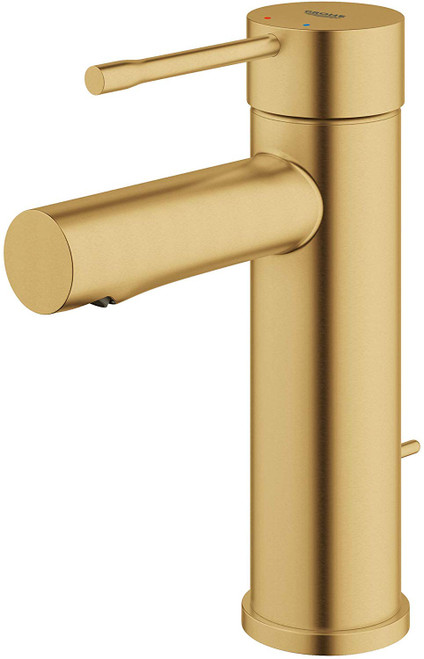 Single-Handle Bathroom Faucet, Small Size in Brushed Cool Sunrise Finish