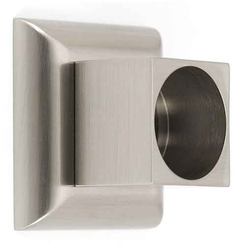Modern Shower Rod Brackets 2-3/8-in in Satin Nickel
