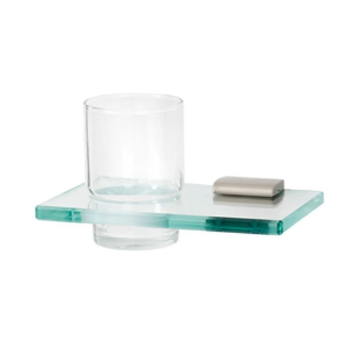 Alno Manhattan A7470-SN Modern Tumbler Holder 6-3/4-in in Satin Nickel