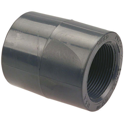 4503 2 1/2 SXT FEM ADAP PVC 80, Female Adapter Coupling S x FPT - PVC Schedule 80, 4503  - Box of 5