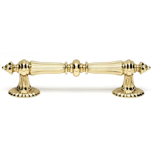 Alno Ornate A7529-PB Pull Traditional in Polished Brass