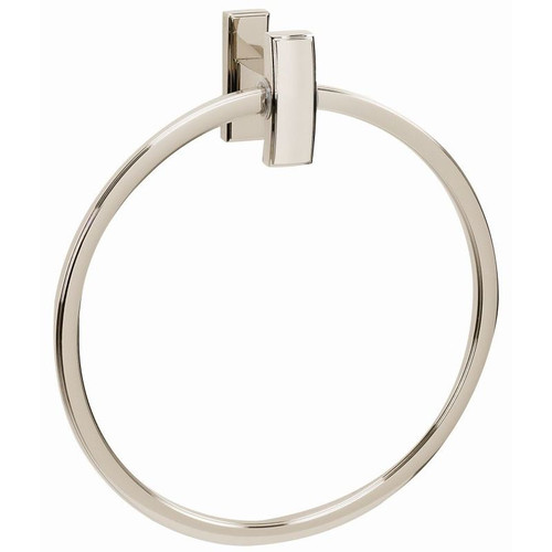 Alno Arch A7540-PN Modern Towel Ring 7-in in Polished Nickel