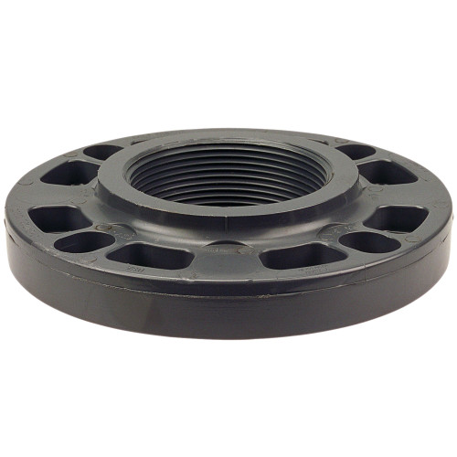 CA25185-B10 4551W3 2 WEB THD FLG PVC 80, Thread Flange FPT - PVC Schedule 80, One-Piece Webbed Design, 4551-W-3  - Box of 10