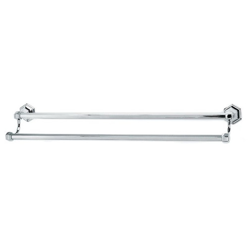 Alno Nicole A7725-30-PC Double Towel Bar Traditional in Polished Chrome