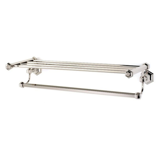 Alno Nicole A7726-24-PN Towel Rack Traditional in Polished Nickel