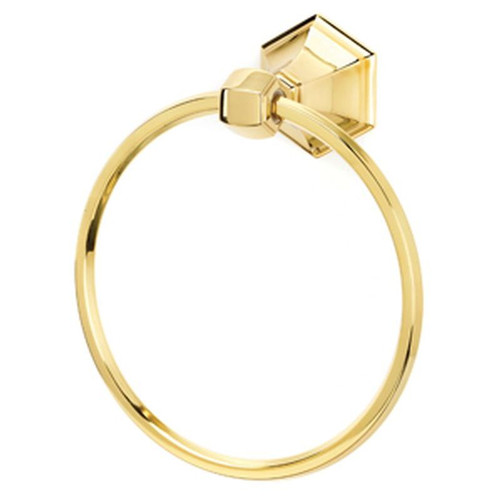 Alno Nicole A7740-PB Towel Ring Traditional 7-in in Polished Brass