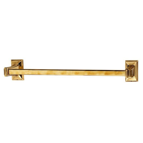 Alno Geometric A7920-18-PA Towel Bar Transitional in Polished Antique