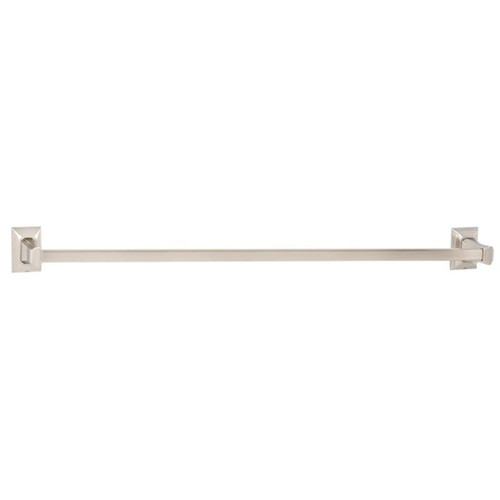 Towel Bar Transitional in Satin Nickel