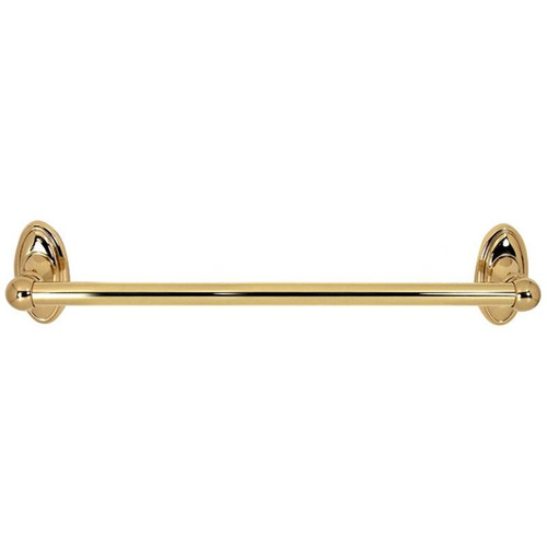 Alno Classic Traditional A8020-12-PB Towel Bar Traditional in Polished Brass
