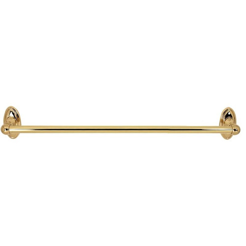 Alno Classic Traditional A8020-18-PB Towel Bar Traditional in Polished Brass