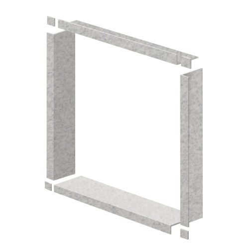 WTBK547-27 Saramar 54-in x 54-in x 7.5-in Window Trim, Grey Beach