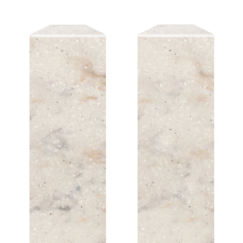 SFIM962-48 Saramar .25-in x 1-in x 96-in Flat Inside Corner Molding, Biscotti Marble