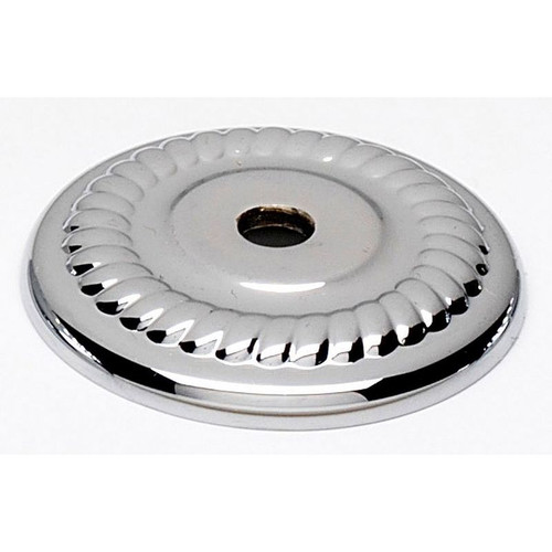 Backplate Traditional 1-1/4-in in Polished Chrome