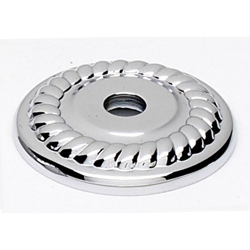 Backplate Traditional 1-in in Polished Chrome
